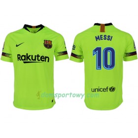 Koszulka FC Barcelona MESSI 10 Wyjazdowe Koszulki Piłkarskie 2018-2019 Krótki Rękaw